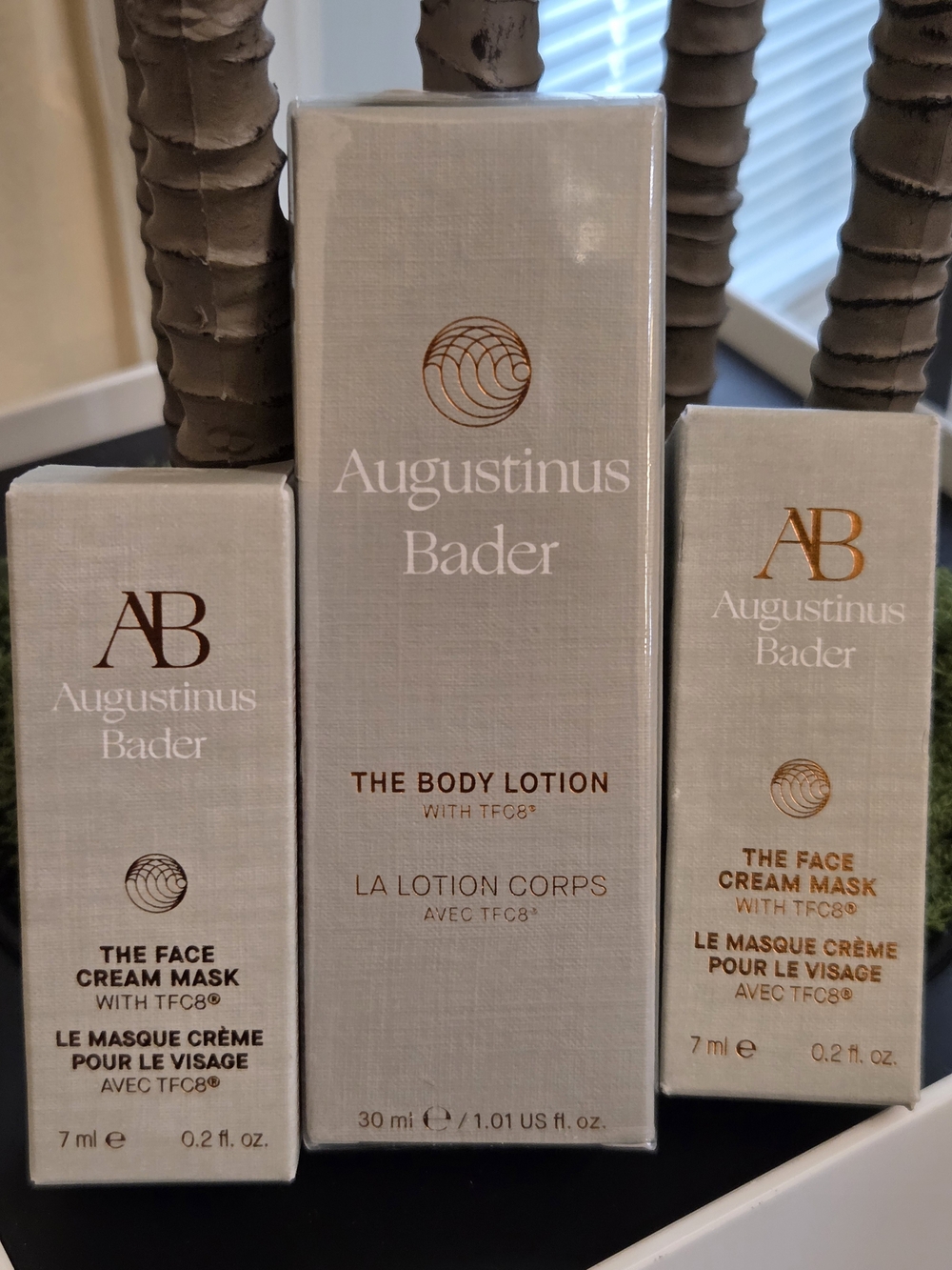 Augustinus Bader Skincare Set 3-Pc The Body Lotion + 2 Face Cream Masks New